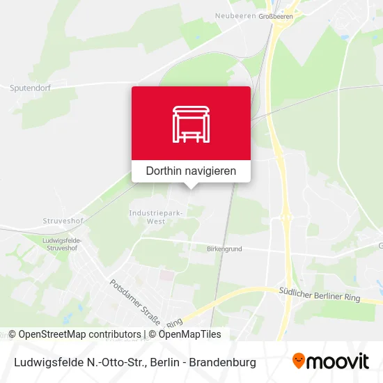 Ludwigsfelde N.-Otto-Str. Karte