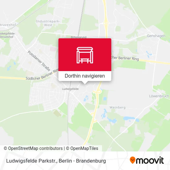 Ludwigsfelde Parkstr. Karte