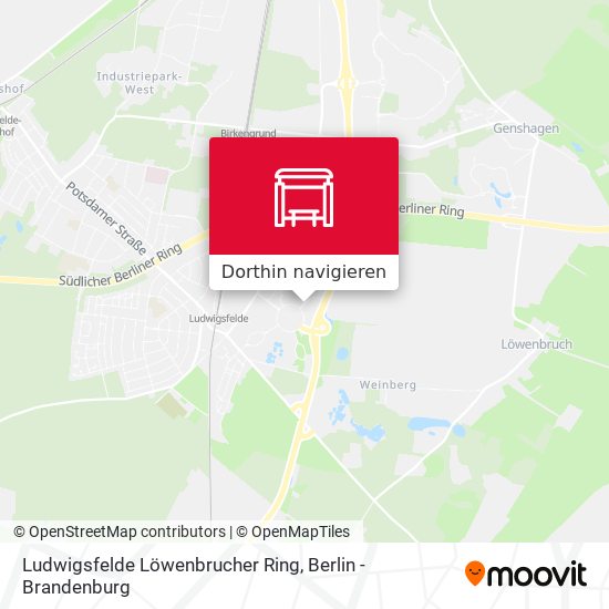 Ludwigsfelde Löwenbrucher Ring Karte
