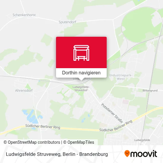 Ludwigsfelde Struveweg Karte