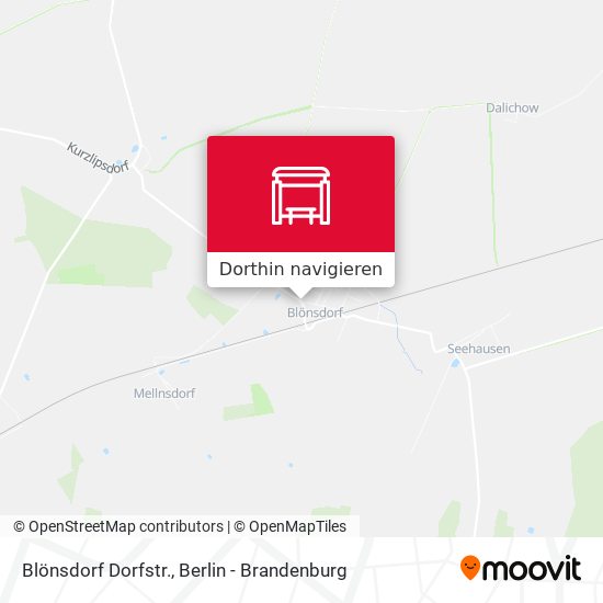 Blönsdorf Dorfstr. Karte