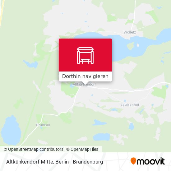 Altkünkendorf Mitte Karte