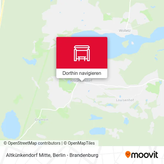 Altkünkendorf Mitte Karte