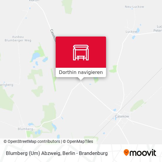 Blumberg (Um) Abzweig Karte