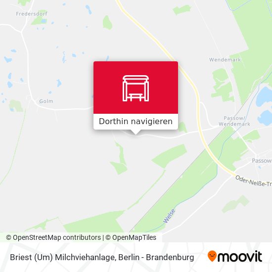 Briest (Um) Milchviehanlage Karte