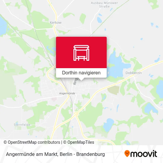 Angermünde am Markt Karte