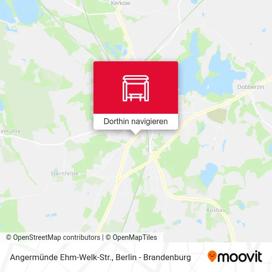 Angermünde Ehm-Welk-Str. Karte