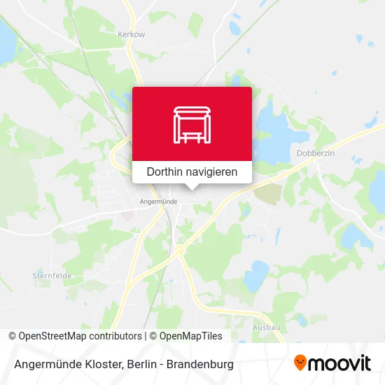 Angermünde Kloster Karte