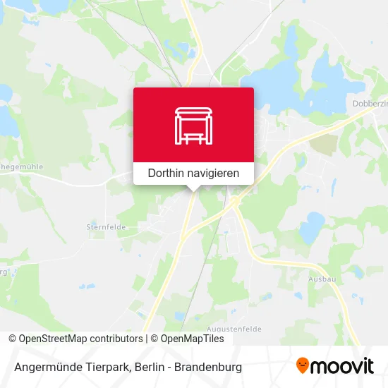 Angermünde Tierpark Karte