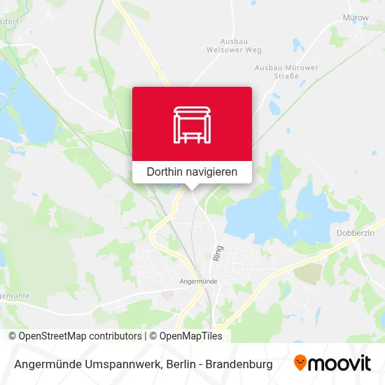 Angermünde Umspannwerk Karte