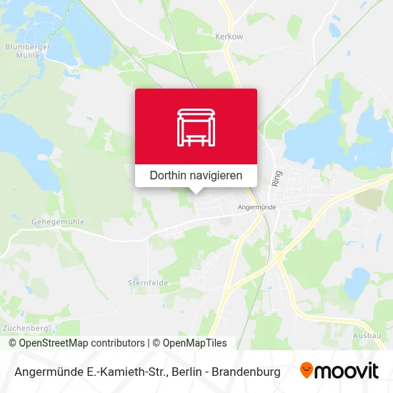 Angermünde E.-Kamieth-Str. Karte