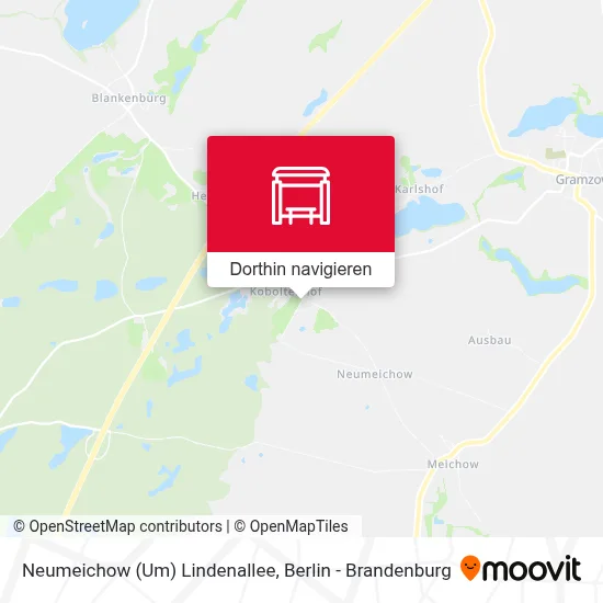 Neumeichow (Um) Lindenallee Karte