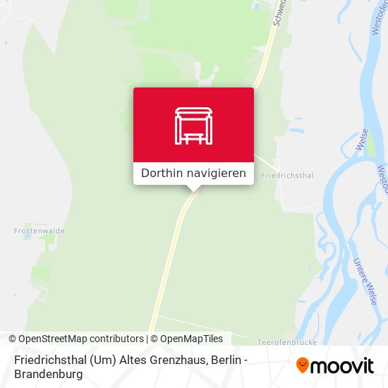 Friedrichsthal (Um) Altes Grenzhaus Karte