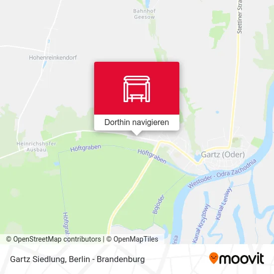 Gartz Siedlung Karte