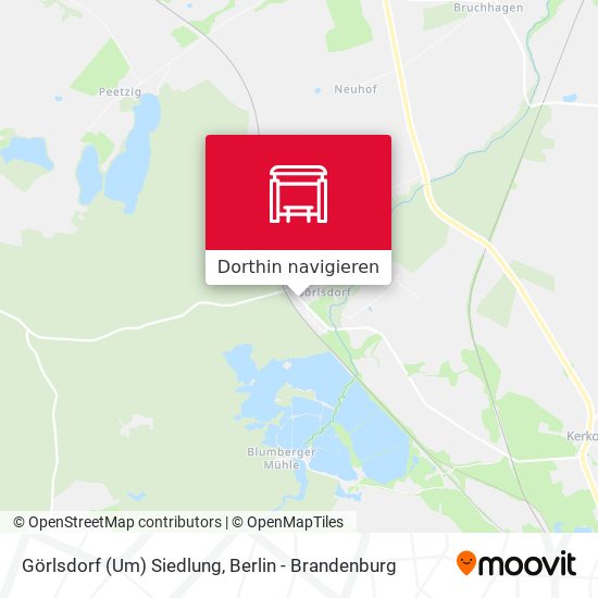 Görlsdorf (Um) Siedlung Karte
