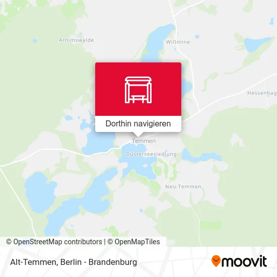 Alt-Temmen Karte