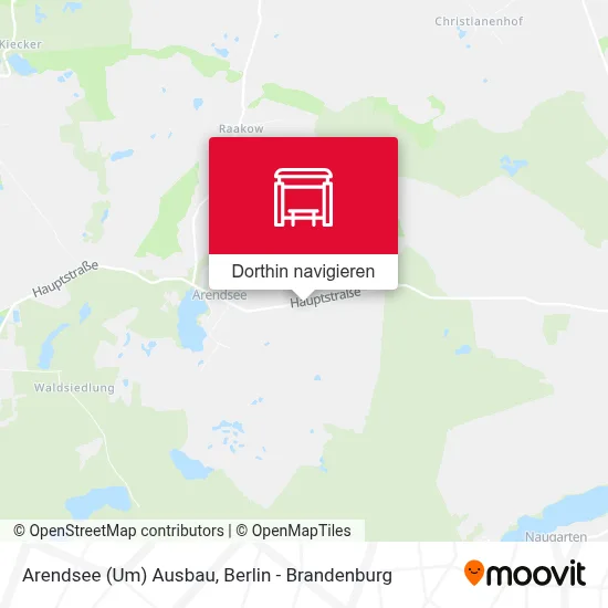 Arendsee (Um) Ausbau Karte