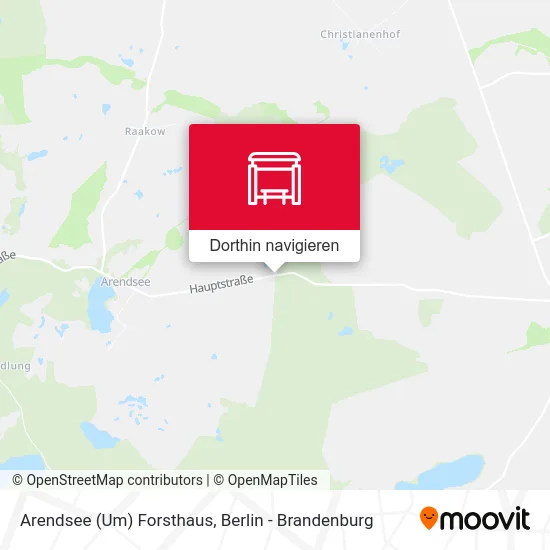 Arendsee (Um) Forsthaus Karte