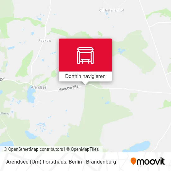 Arendsee (Um) Forsthaus Karte