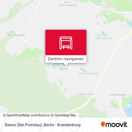 Beenz (Bei Prenzlau) Karte