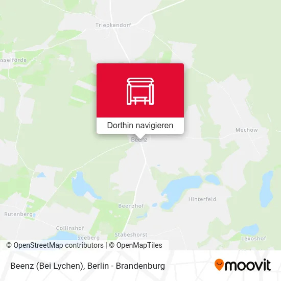 Beenz (Bei Lychen) Karte