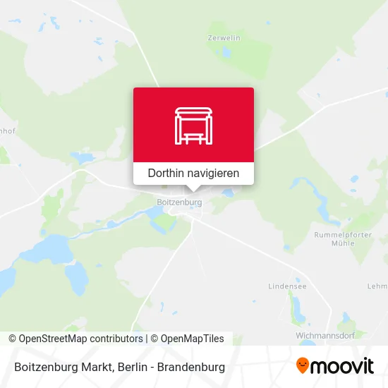Boitzenburg Markt Karte