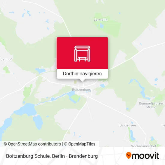 Boitzenburg Schule Karte