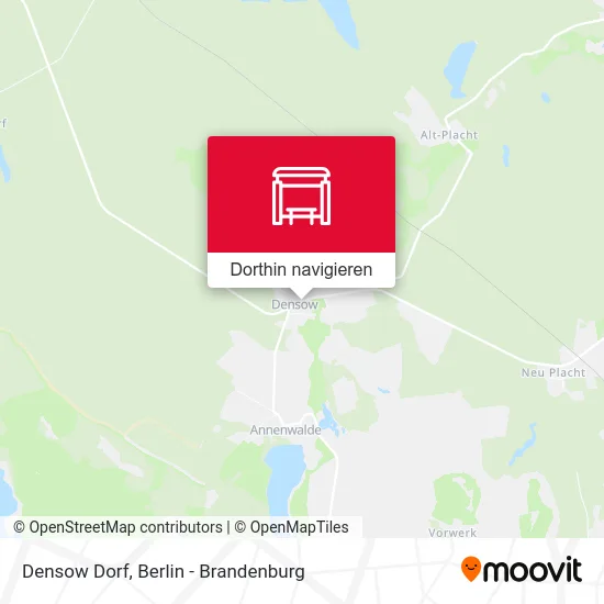 Densow Dorf Karte