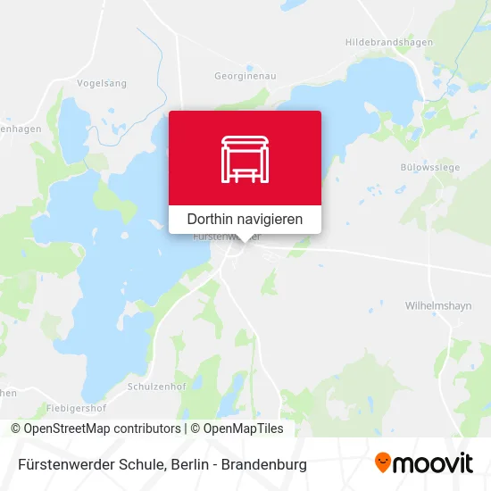 Fürstenwerder Schule Karte