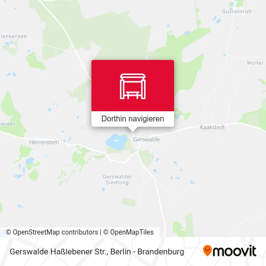 Gerswalde Haßlebener Str. Karte