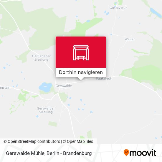 Gerswalde Mühle Karte