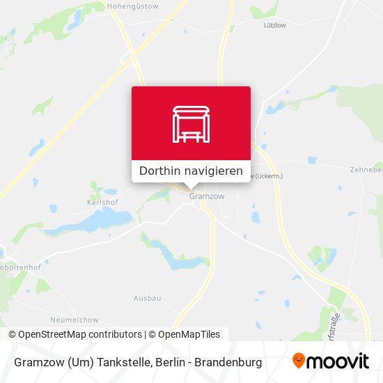 Gramzow (Um) Tankstelle Karte