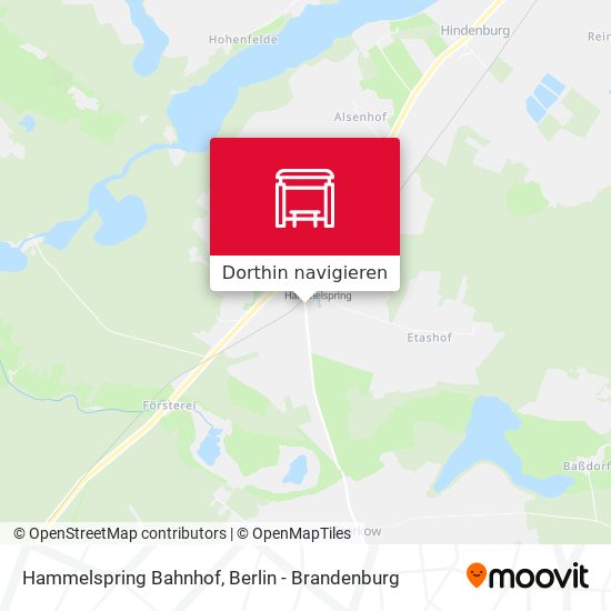Hammelspring Bahnhof Karte