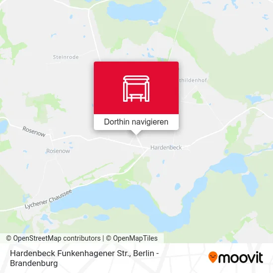 Hardenbeck Funkenhagener Str. Karte