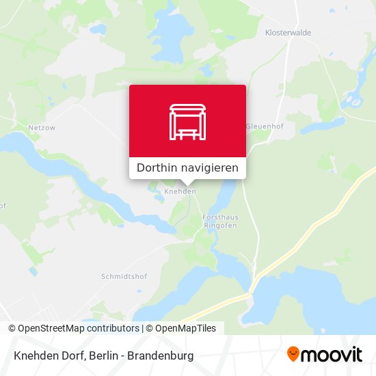 Knehden Dorf Karte