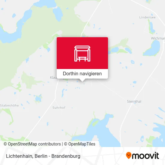Lichtenhain Karte