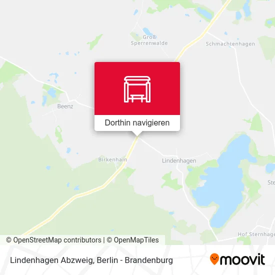 Lindenhagen Abzweig Karte