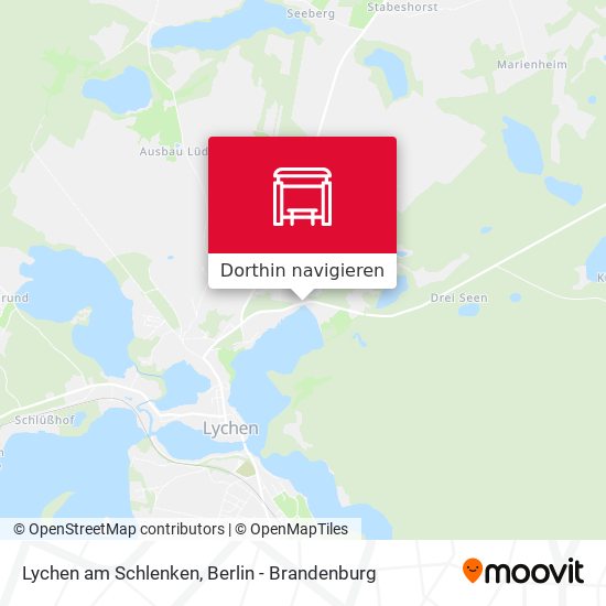 Lychen am Schlenken Karte
