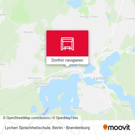 Lychen Sprachheilschule Karte