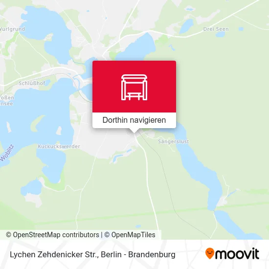 Lychen Zehdenicker Str. Karte