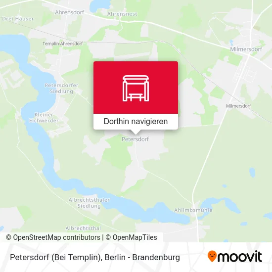 Petersdorf (Bei Templin) Karte