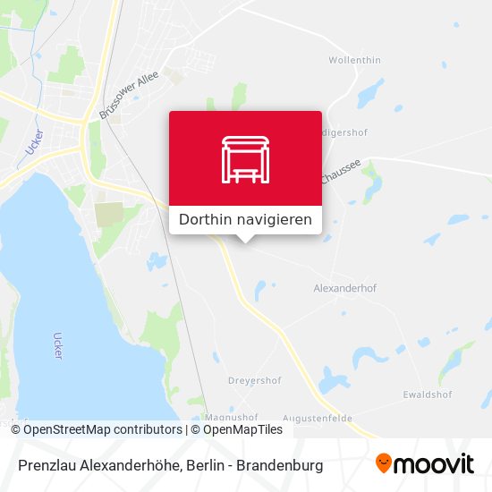 Prenzlau Alexanderhöhe Karte