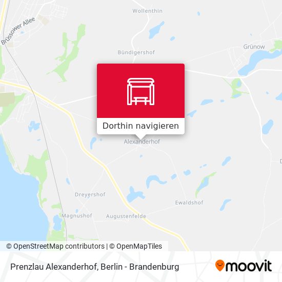 Prenzlau Alexanderhof Karte