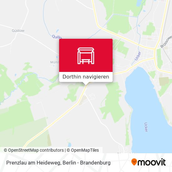 Prenzlau am Heideweg Karte