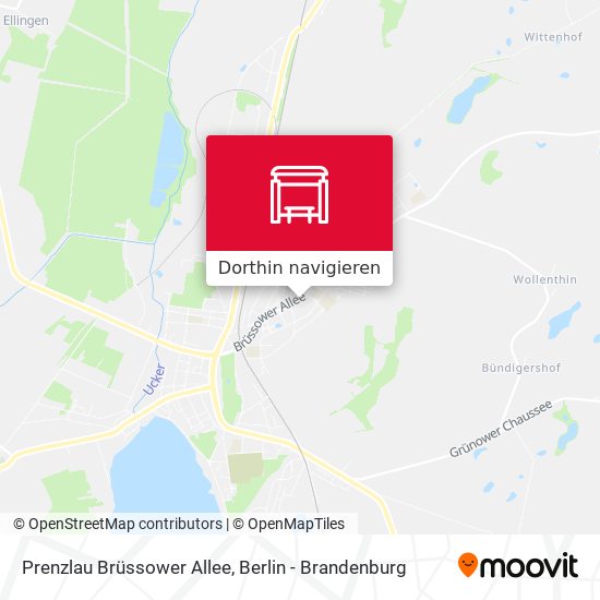 Prenzlau Brüssower Allee Karte