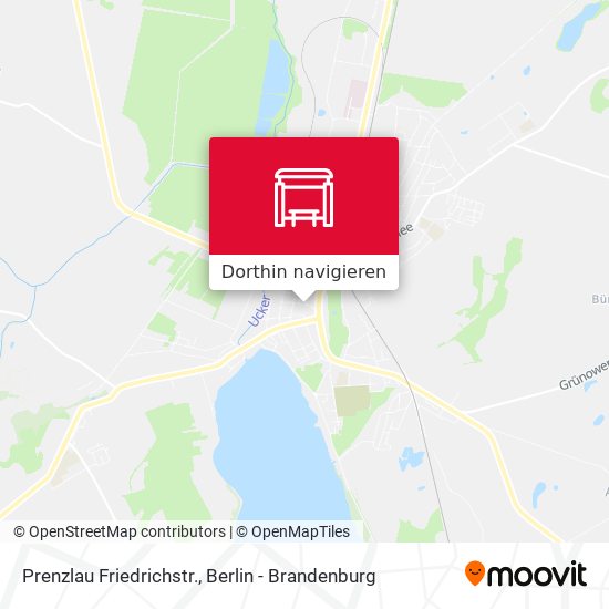 Prenzlau Friedrichstr. Karte