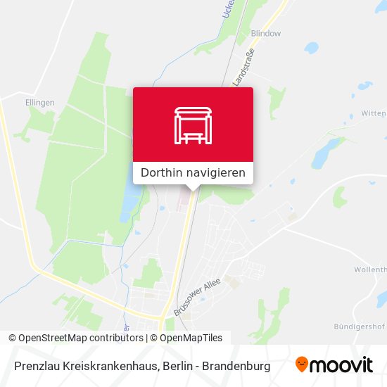 Prenzlau Kreiskrankenhaus Karte