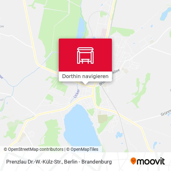 Prenzlau Dr.-W.-Külz-Str. Karte
