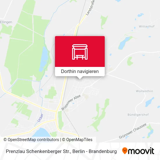 Prenzlau Schenkenberger Str. Karte