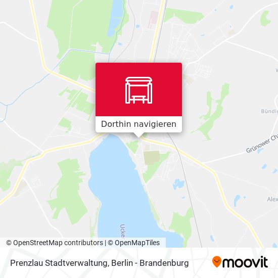 Prenzlau Stadtverwaltung Karte